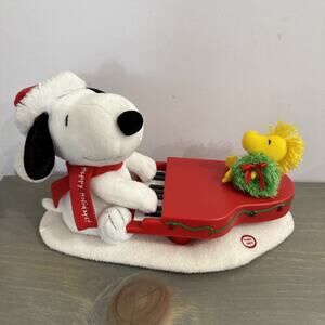 VTG 2009 “SWINGING WITH SNOOPY” HALLMARK Christmas W/ Woodstock Plays Music Only